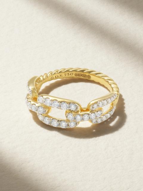 Stax 18-karat Gold Diamond Ring