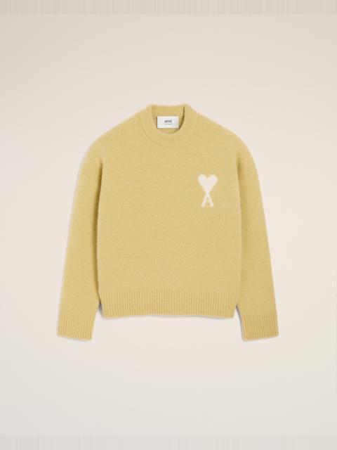 YELLOW  ALPACA AMI DE COEUR CREWNECK SWEATER