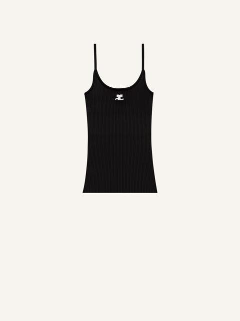 REEDITION RIB KNIT TANK TOP