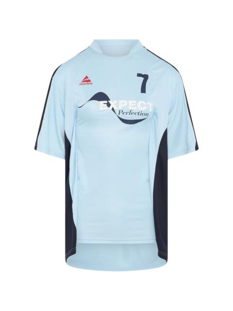 number-print T-shirt