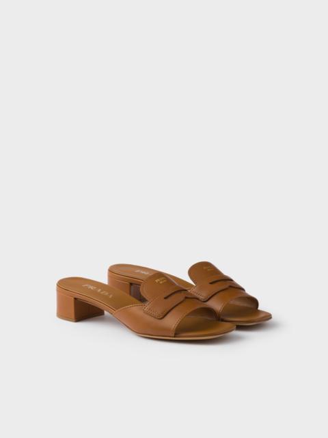 Leather sandals