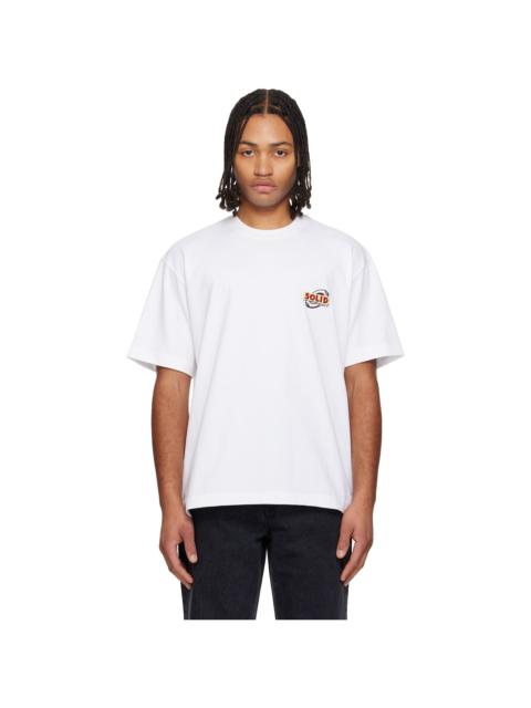 White Whole Cake Back Logo T-shirt