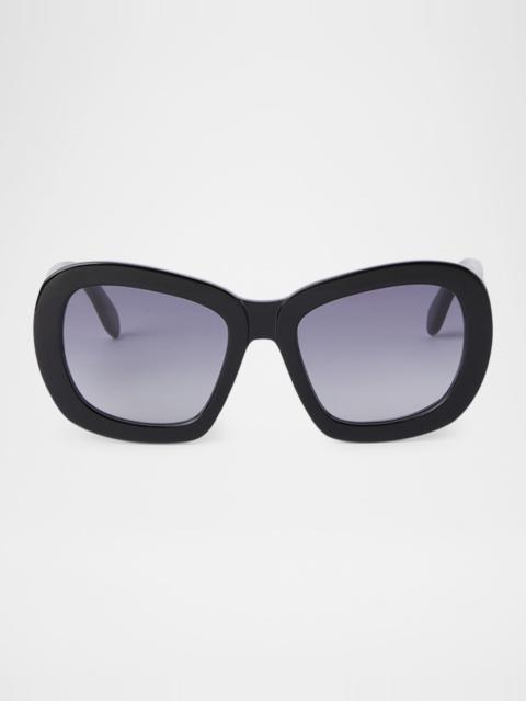 Moon Round Acetate Sunglasses