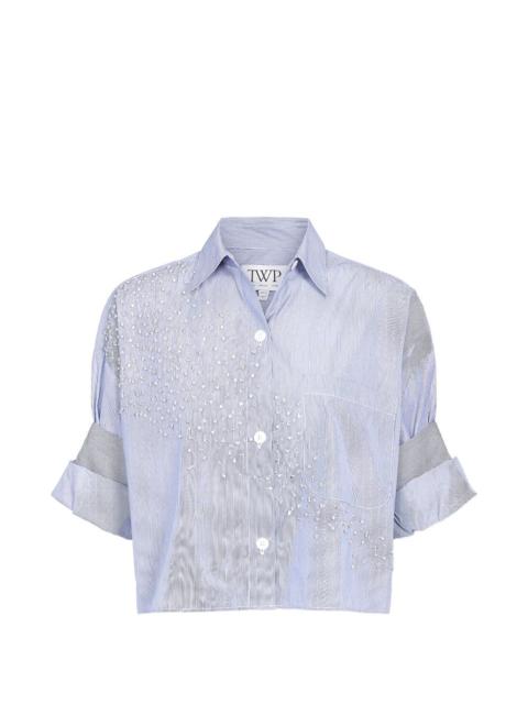 Next Ex Shirt striped crystal shirt