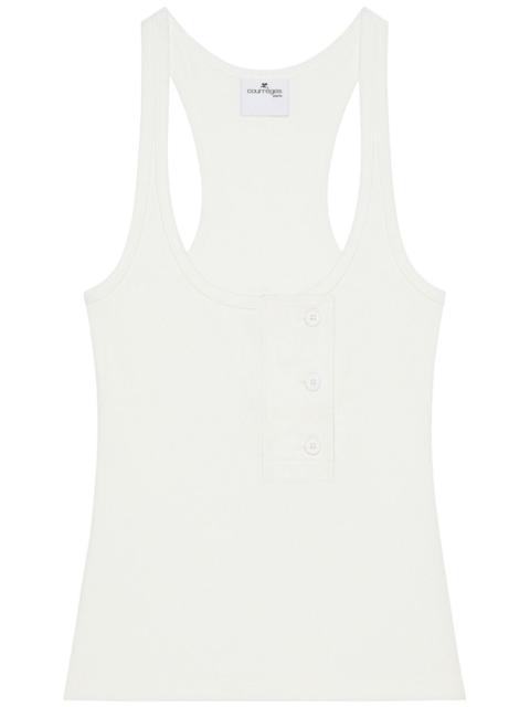 Oblique 90's tank top