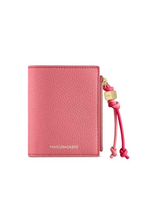 pebbled bifold wallet