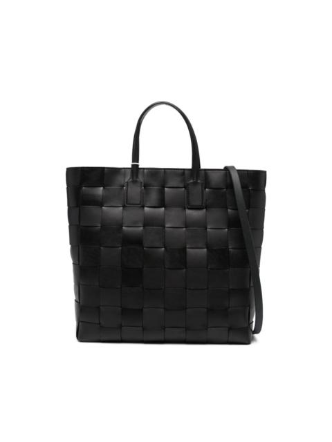 medium Pino woven top-handle tote bag