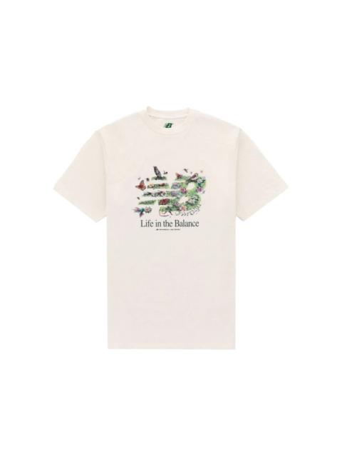 Aime Leon Dore x New Balance Life In The Balance Graphic Tee Off-White