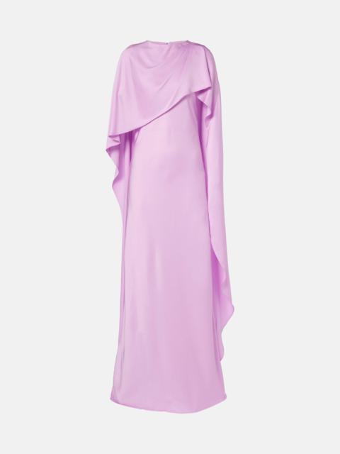 Izel draped gown