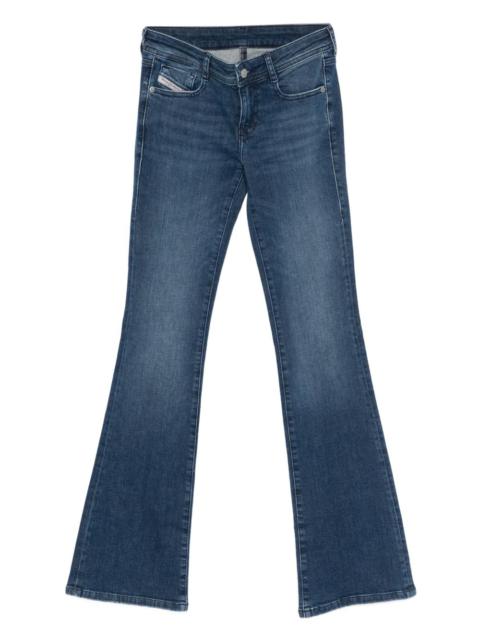 denim cotton flared jeans