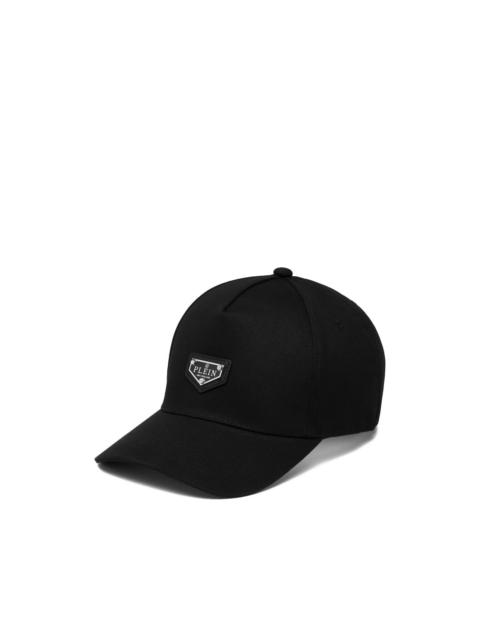 logo-plaque baseball cap