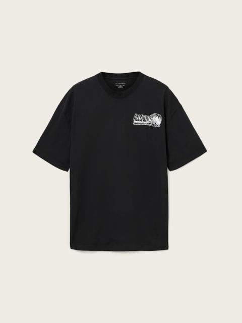 WILLIAMS X ALLSAINTS BURNOUT CREW NECK T-SHIRT
