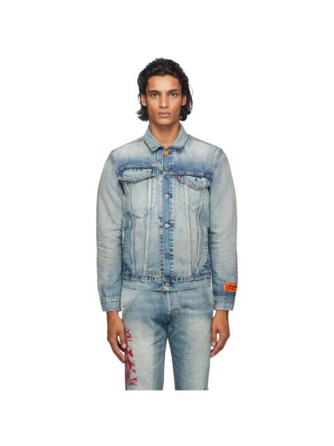 Indigo Levi's Edition Denim Logo Trucker Jacket