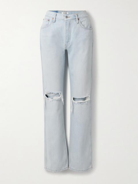90s Loose High-rise Straight-leg Jeans