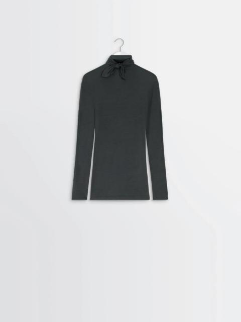 FOULARD TOP WITH PATCHS