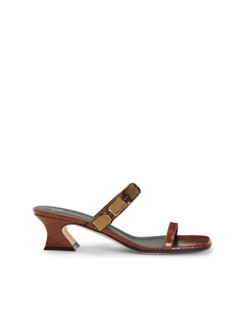 Flaminia 45mm square-toe sandals