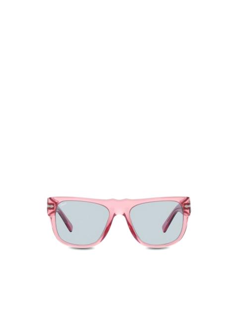 logo square-frame sunglasses
