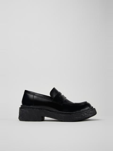 Black Leather Loafers
