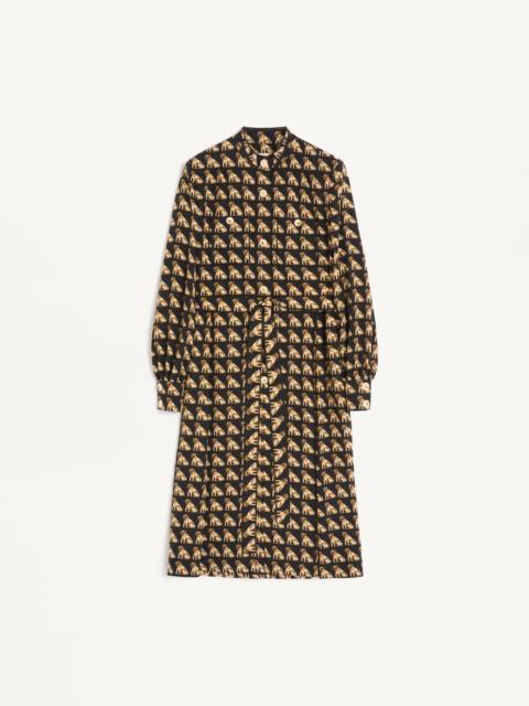 CREPE DE CHINE BLOUSE WITH PETIT CHARLES PRINT