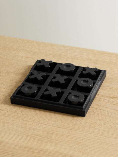 Textured-leather Noughts And Crosses Set