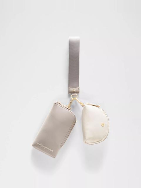 Dual Pouch Wristlet *Wallet