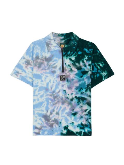 Dyed Short Sleeve Boxed Pique Polo - Green Smoke