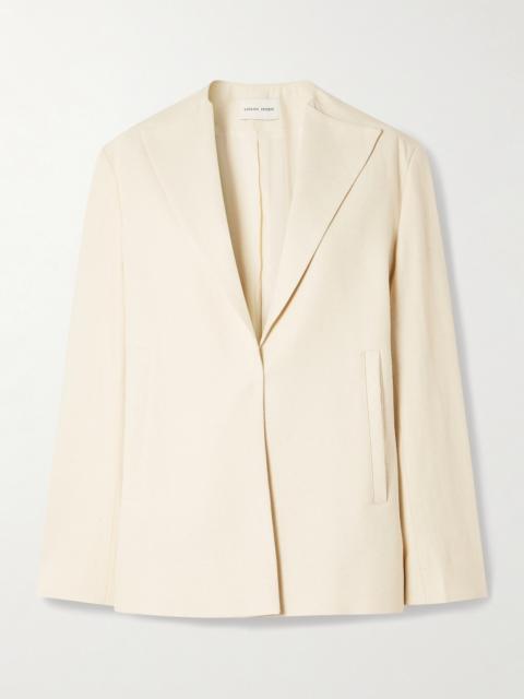 Rocco Textured Cotton-blend Twill Blazer