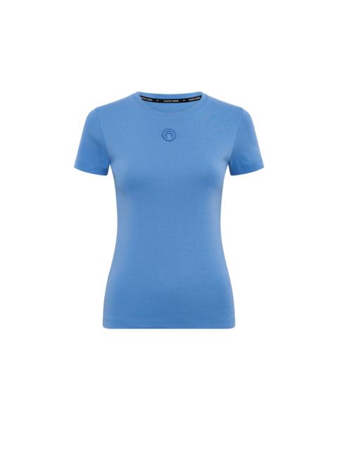 Moon Logo Ribbed Jersey Baby Fit T-Shirt