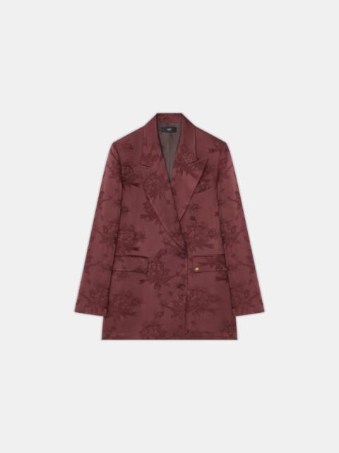WOMEN'S FLORAL DOUBLE-BREASTED BLAZER