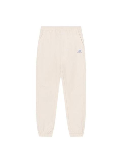 New Balance Logo Sportswear Pants 'Cream White' 5TC44572-IV