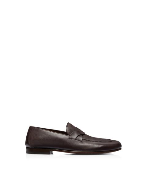 SOFT SUPPLE LEATHER GIGI TWISTED BAND LOAFER