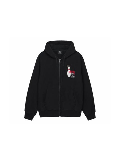 Stussy Kingpin Zip Hoodie Black