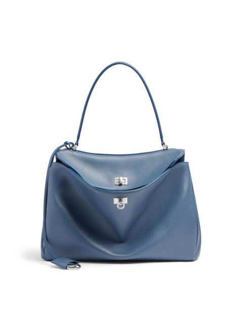 Women's Rodeo Handbag Medium in Faded Dark Blue