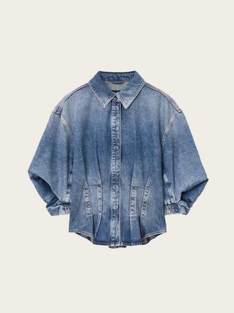 NANCY SLIM FIT DENIM SHIRT