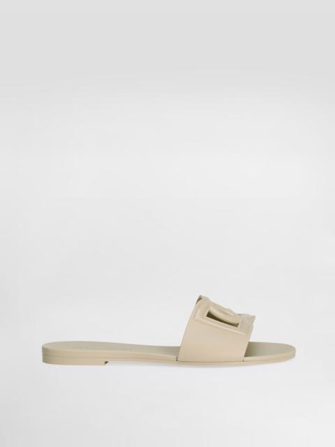Rubber beachwear sliders