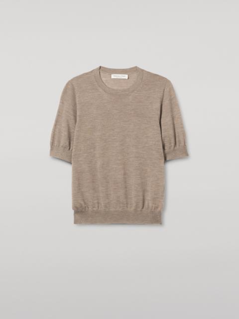 Honor Light Brown Superfine Cashmere T-Shirt
