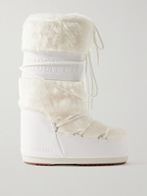 Icon Faux Fur And Faux Leather Snow Boots