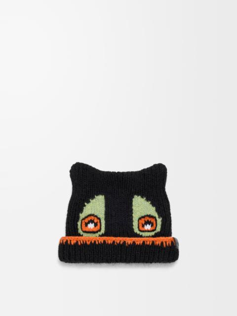 Beanie in wool, alpaca and mohair blend