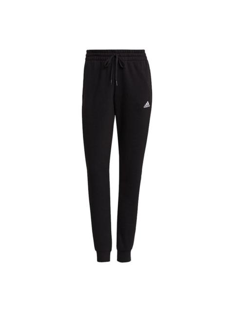 (WMNS) adidas Essentials Fleece 3-Stripes Pants Asia Sizing 'Black' GM5551