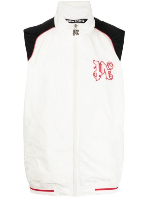 Racing Paddock monogram-embroidered vest