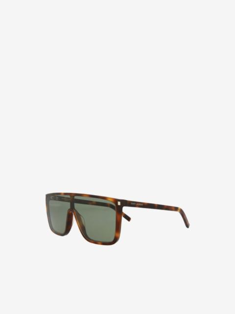 geometric-frame sunglasses