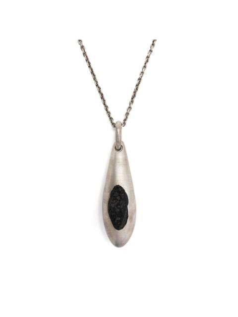 Chrysalis tektite pendant necklace
