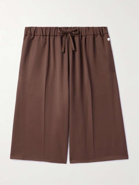 Straight-Leg Woven Drawstring Shorts