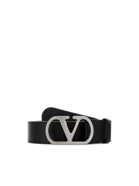 VLogo Signature leather belt