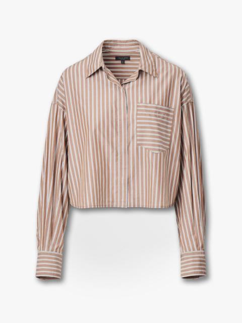 Marin Cropped Striped Shirt