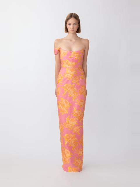 JACKSON JACQUARD GOWN