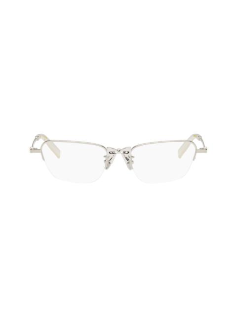 Silver YVMIN Edition Metal Bowknot Glasses