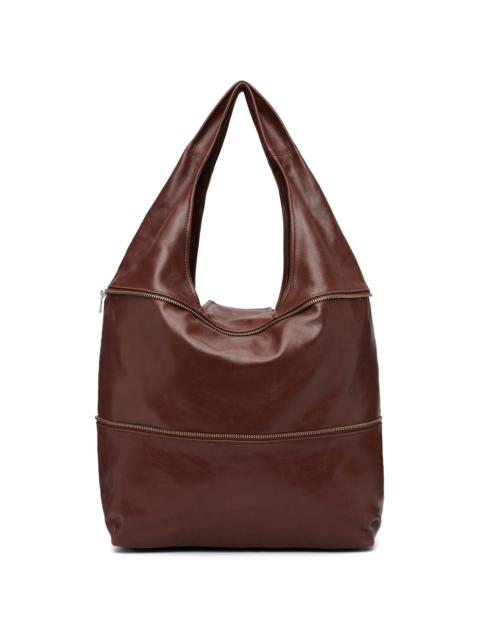 Brown Riba Zip Bag