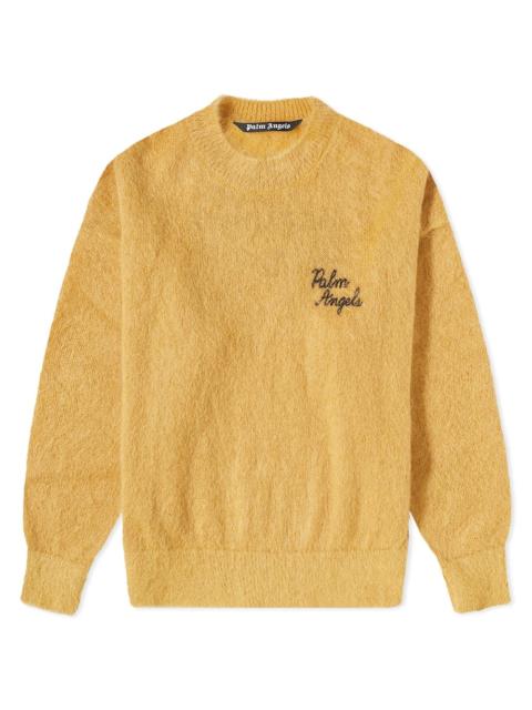 Palm Angels Back Palm Mohair Knit