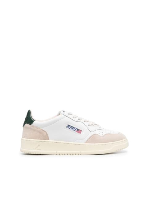Medalist panelled leather sneakers